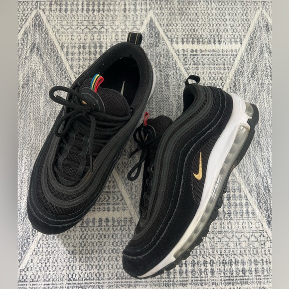 Nike Air Max 97 QS Olympic Rings Black 2019 Mens Size 8.5 CI3708-001 - Picture 4 of 8